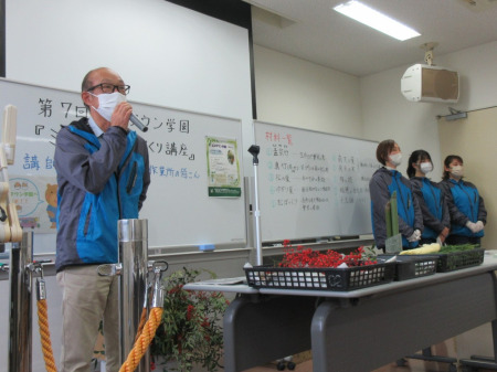 【画像】安靖氷見共同製作所　所長のご挨拶がありました。
